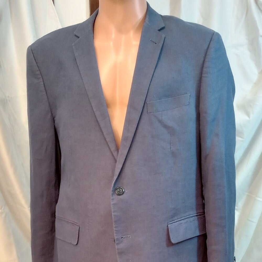 Samuel Windsor Suit + Trousers - Color: Blue Linen